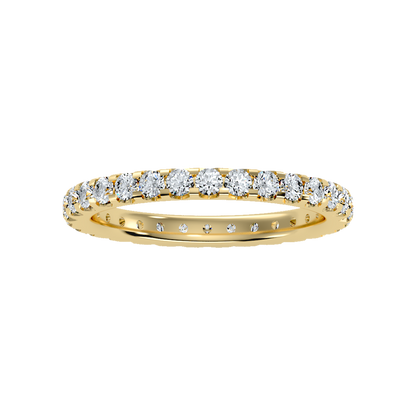 Exquisite Eternity Band In 925 Sterling Silver - Three