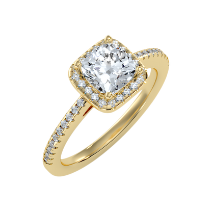 Exquisite Solitaire Ring In 925 Sterling Silver - One