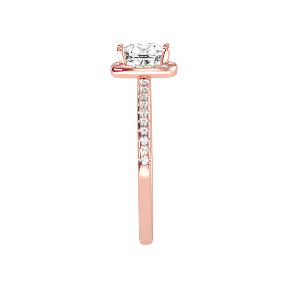 Exquisite Solitaire Ring In 925 Sterling Silver - Twelve