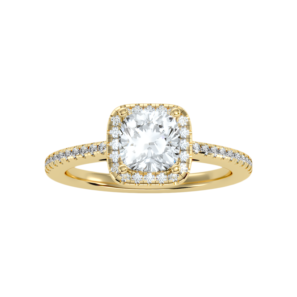 Exquisite Solitaire Ring In 925 Sterling Silver - Three