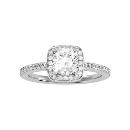 Exquisite Solitaire Ring In 925 Sterling Silver - Six