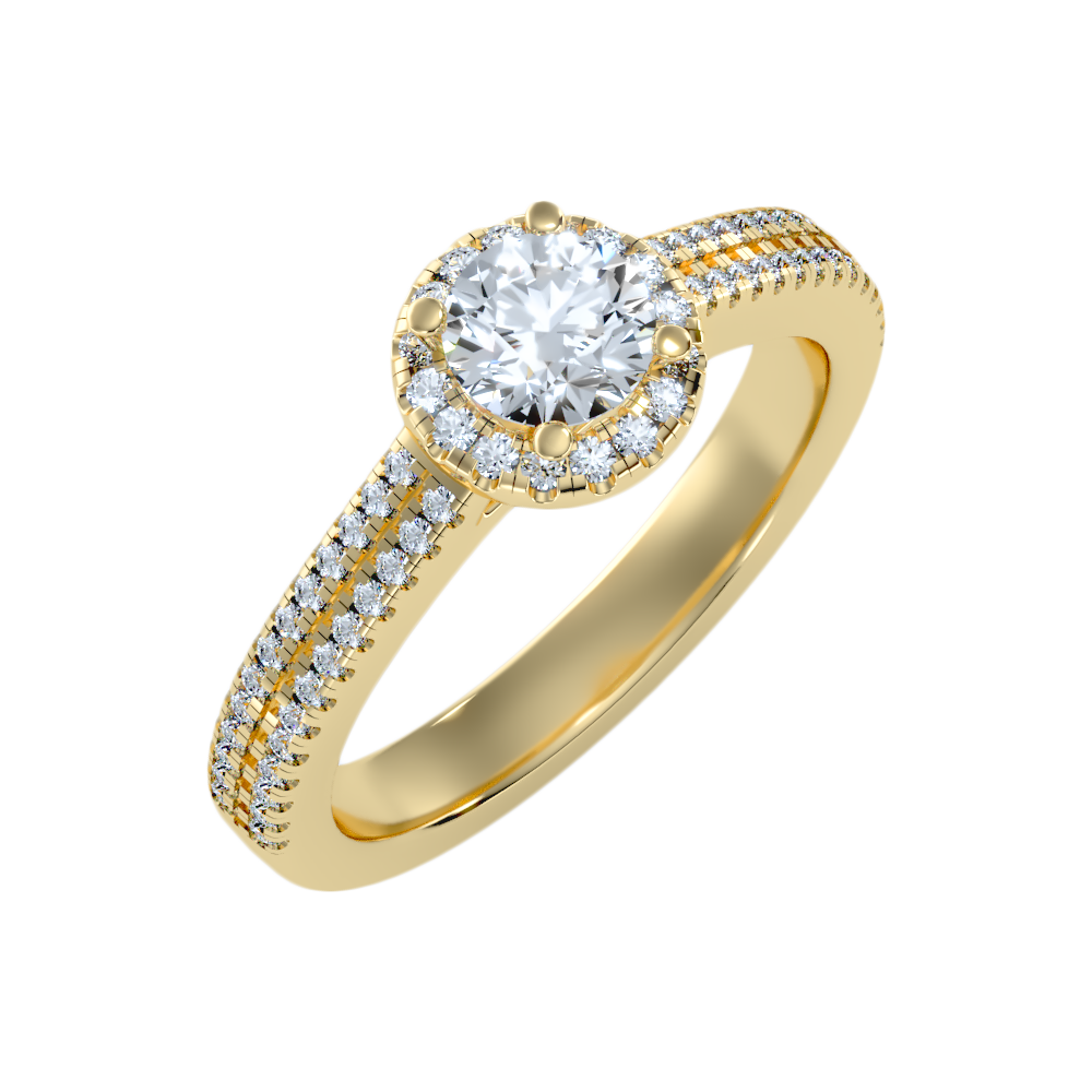Exuberant Halo Ring - One