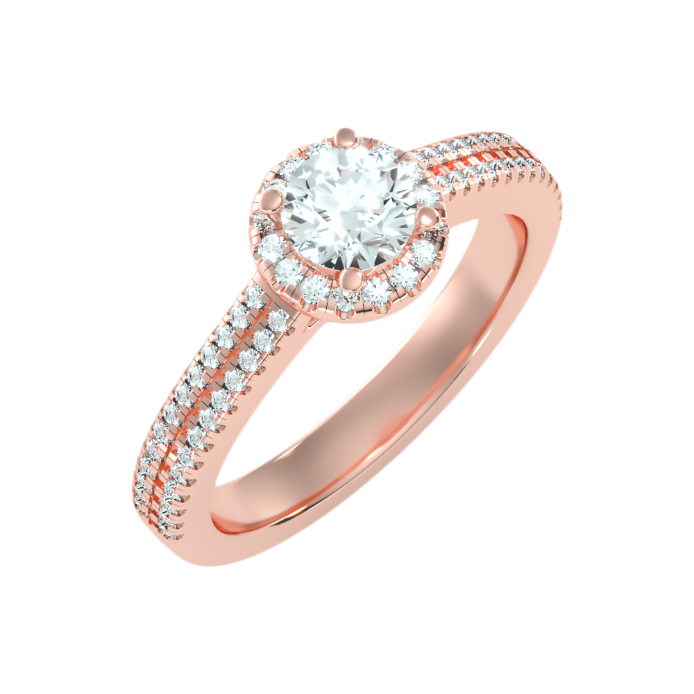Exuberant Halo Ring - Seven