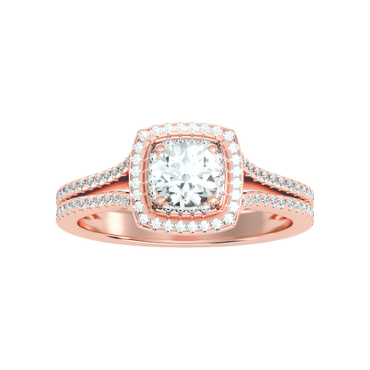 Exultant Halo Ring - Three