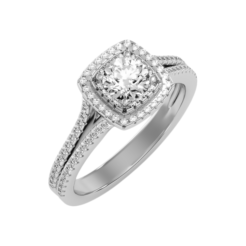 Exultant Halo Ring - Five