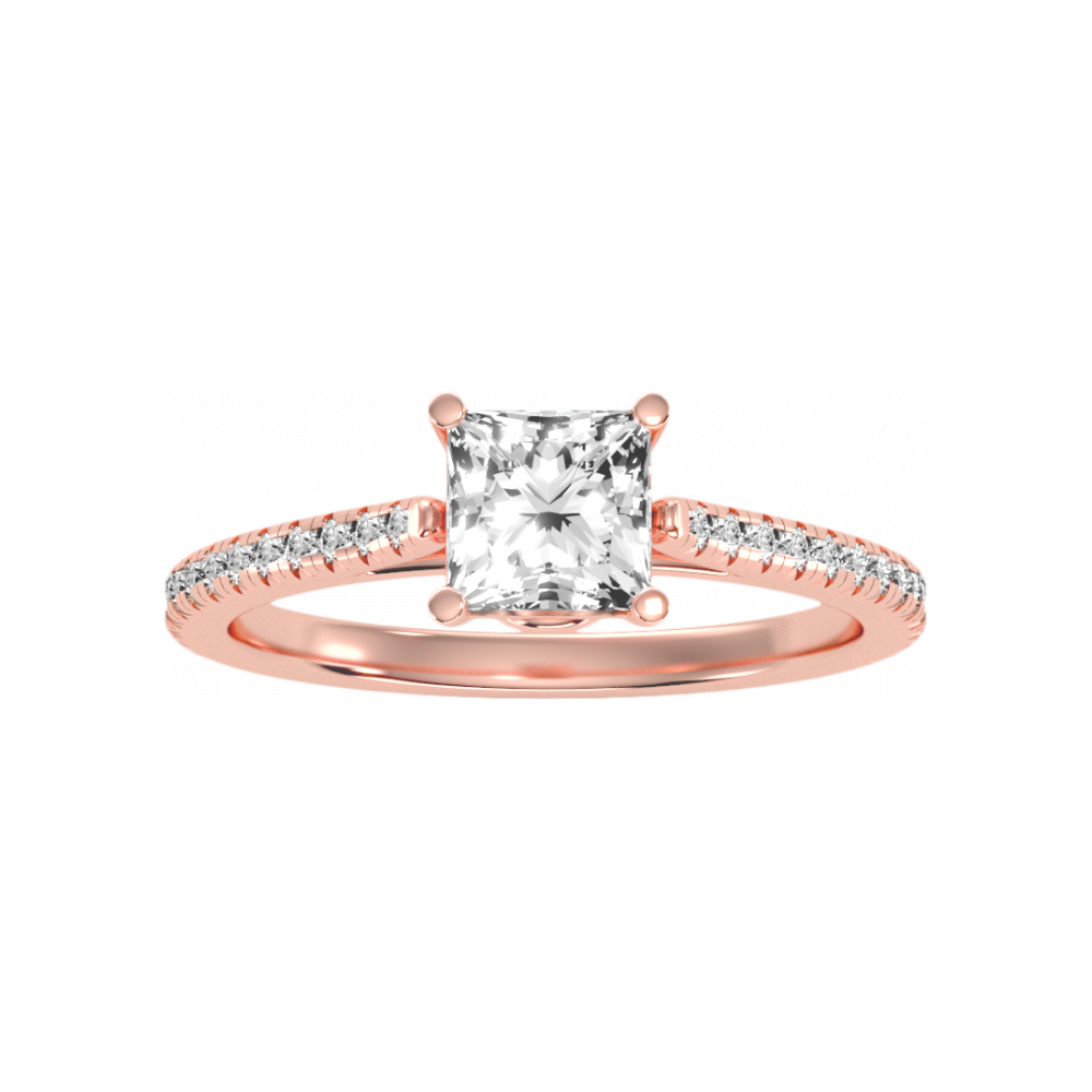Fable Solitaire Ring In 925 Sterling Silver - Twelve