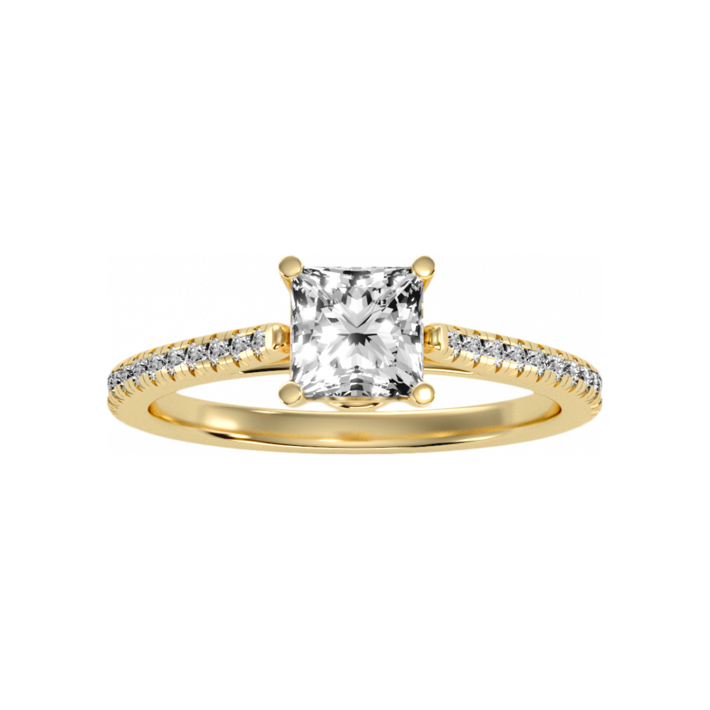 Fable Solitaire Ring In 925 Sterling Silver - Eight