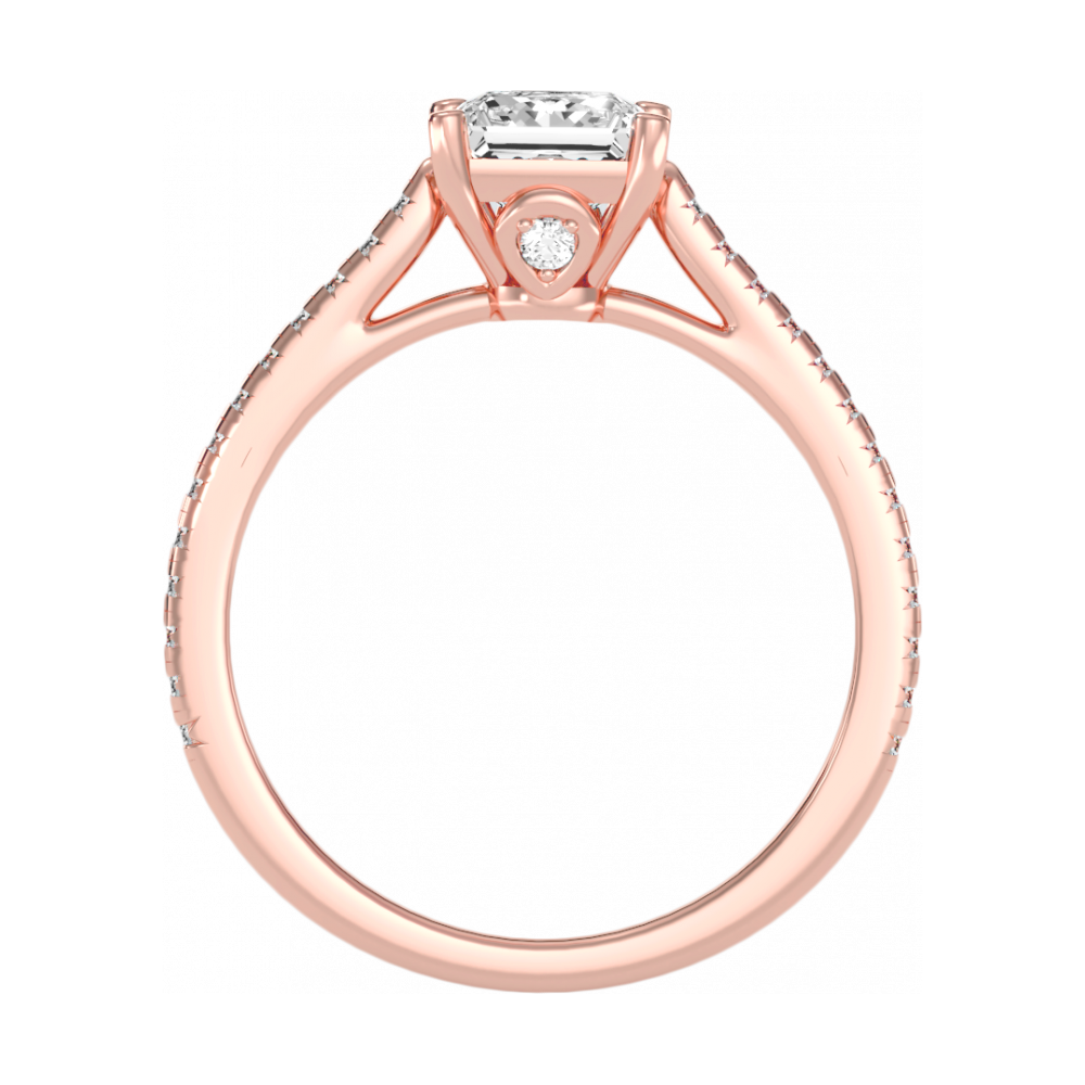 Fable Solitaire Ring In 925 Sterling Silver - Nine