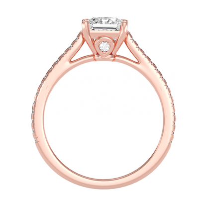 Fable Solitaire Ring In 925 Sterling Silver - Nine