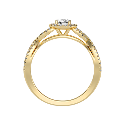 Fabulous Halo Diamond Ring - Twelve