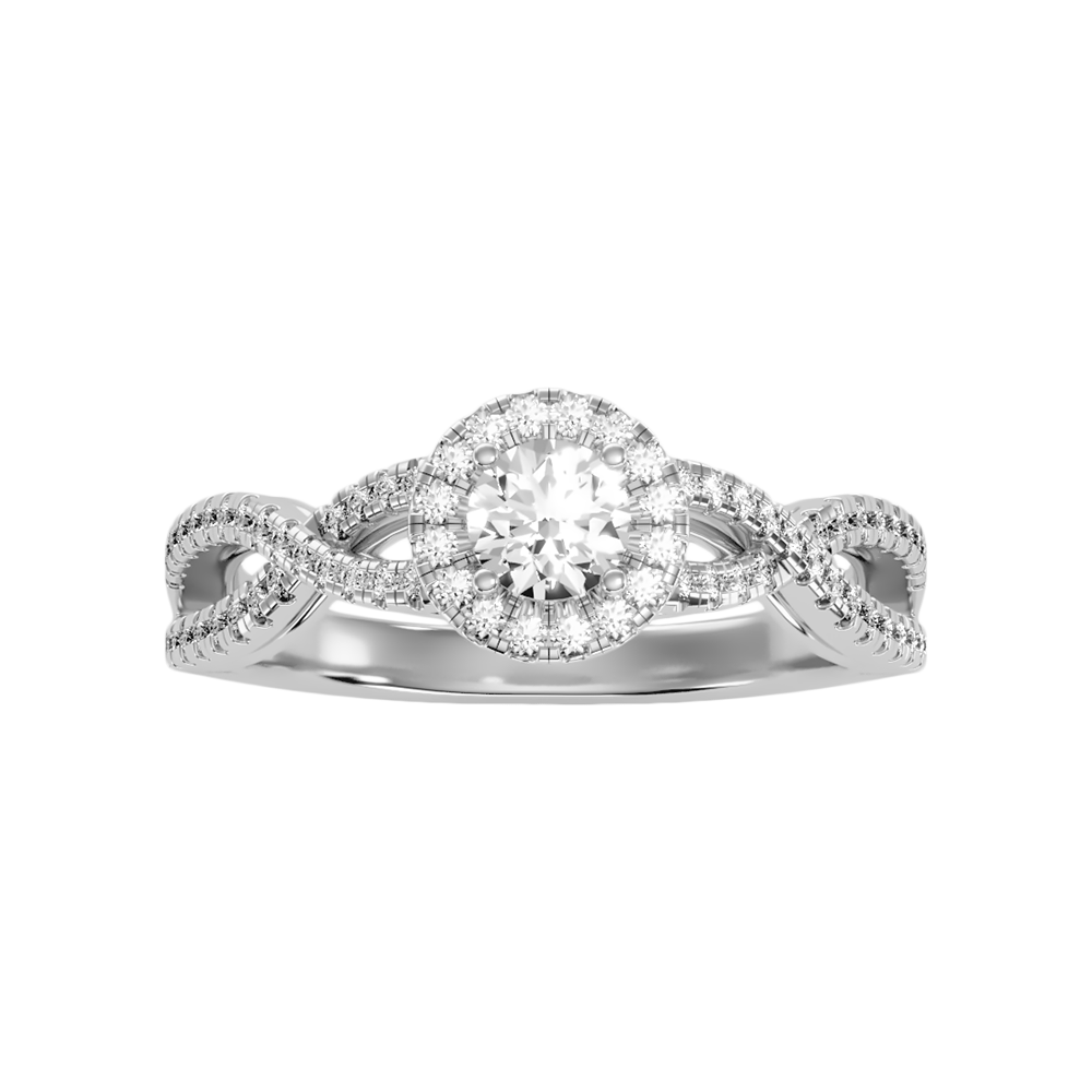 Fabulous Halo Diamond Ring - Six