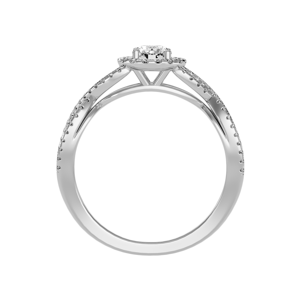 Fabulous Halo Diamond Ring - Eight