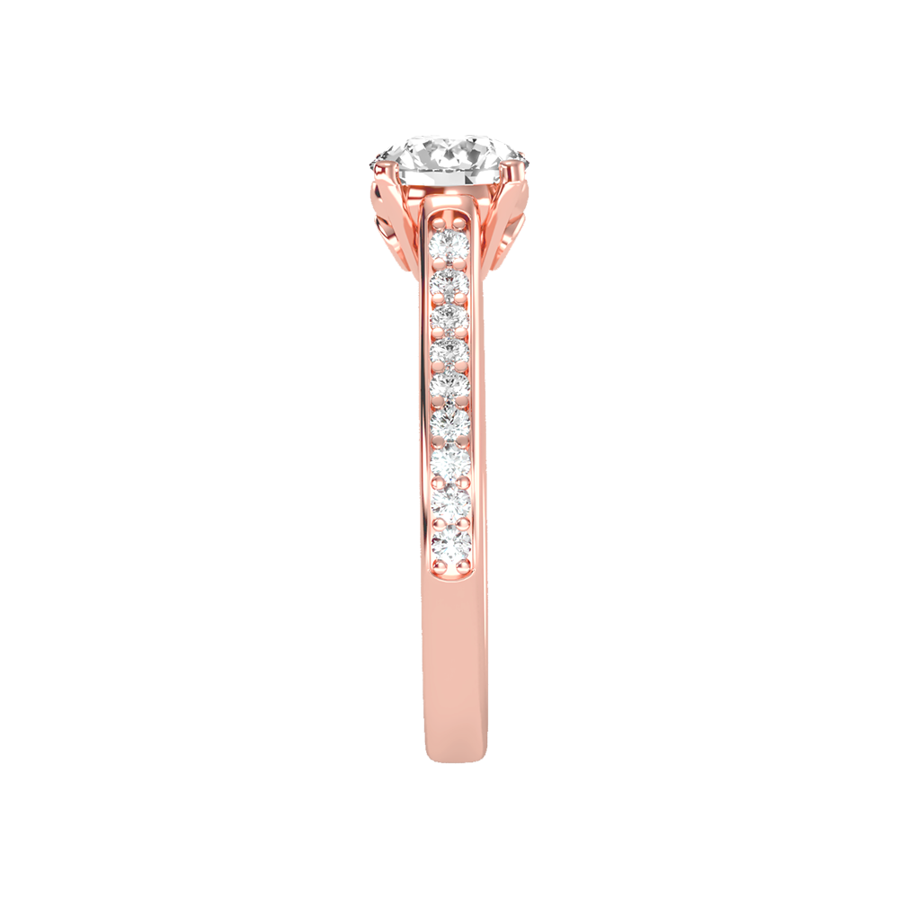 Fab Solitaire Ring In 925 Sterling Silver - Twelve