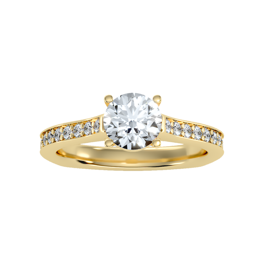 Fab Solitaire Ring In 925 Sterling Silver - Two