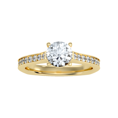 Fab Solitaire Ring In 925 Sterling Silver - Two