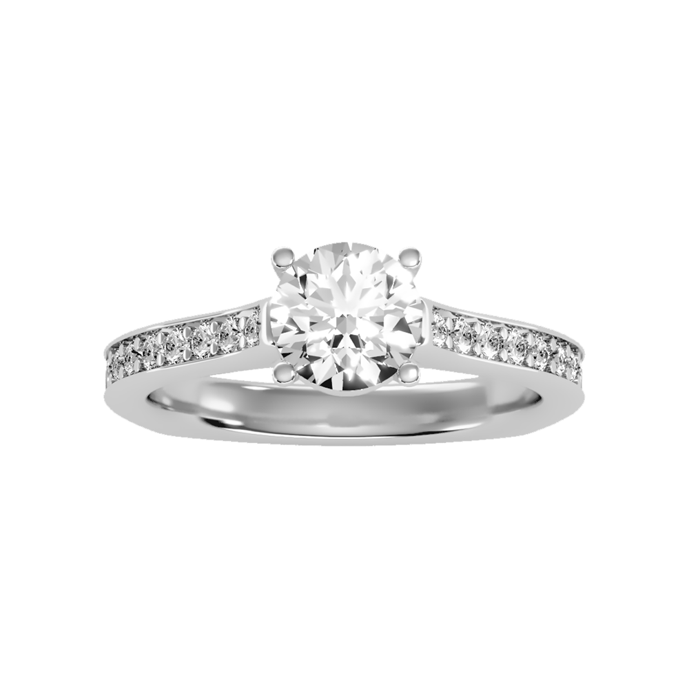 Fab Solitaire Ring In 925 Sterling Silver - Six
