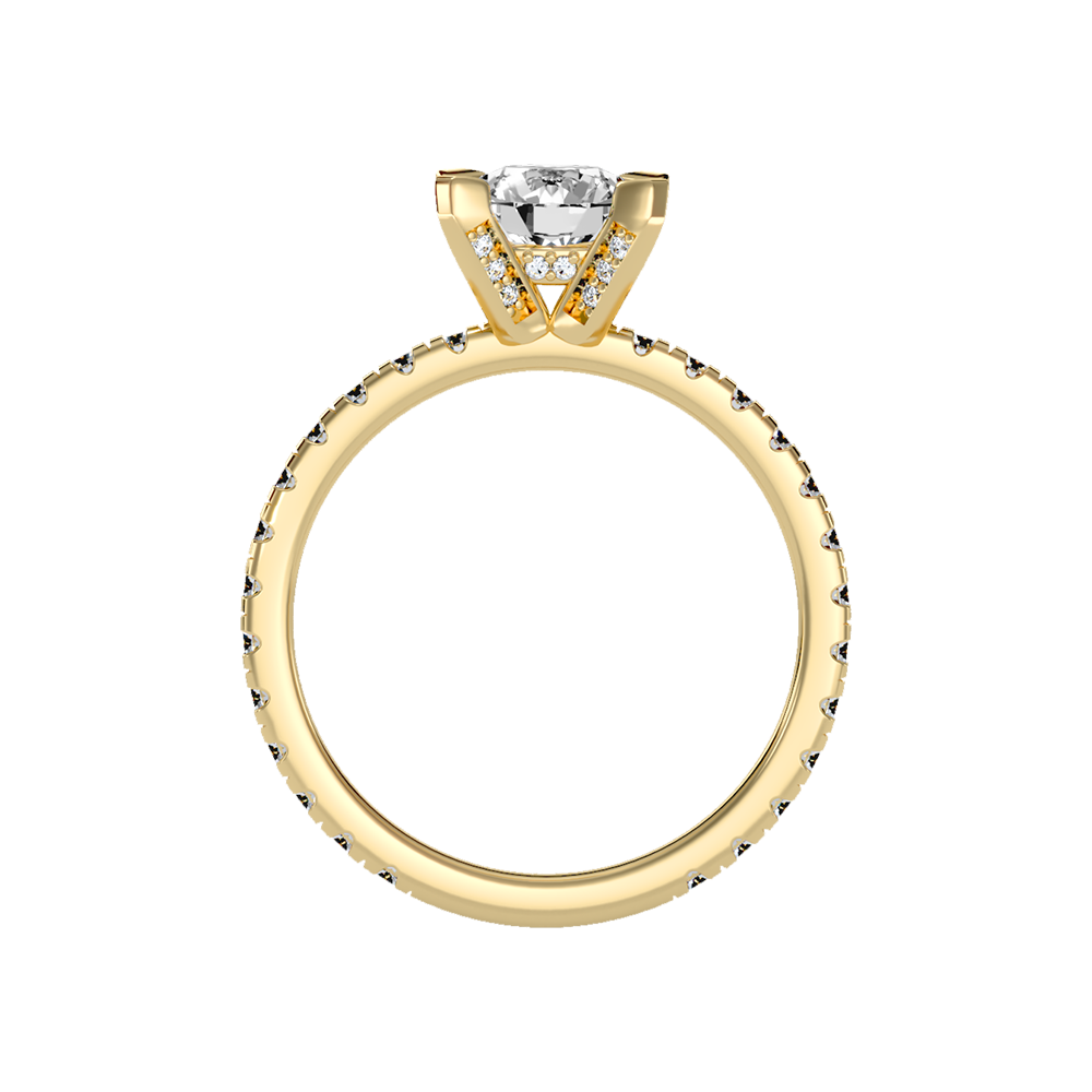 Fair Solitaire Ring In 925 Sterling Silver - Twelve