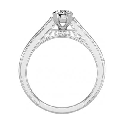Faithful Solitaire In 925 Sterling Silver - One