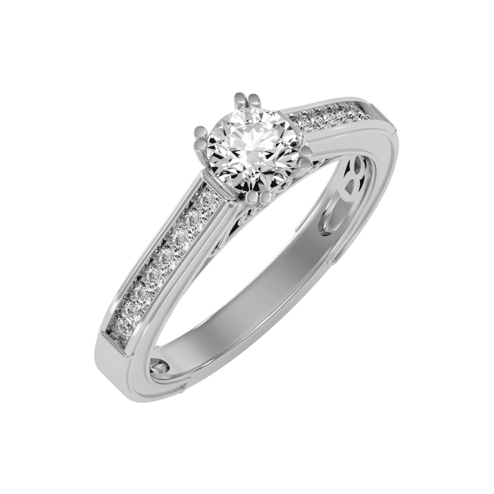 Faithful Solitaire In 925 Sterling Silver - Two