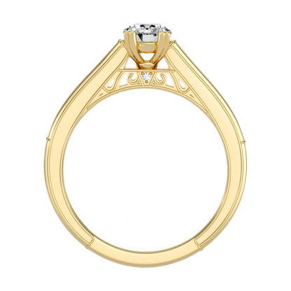 Faithful Solitaire In 925 Sterling Silver - Five
