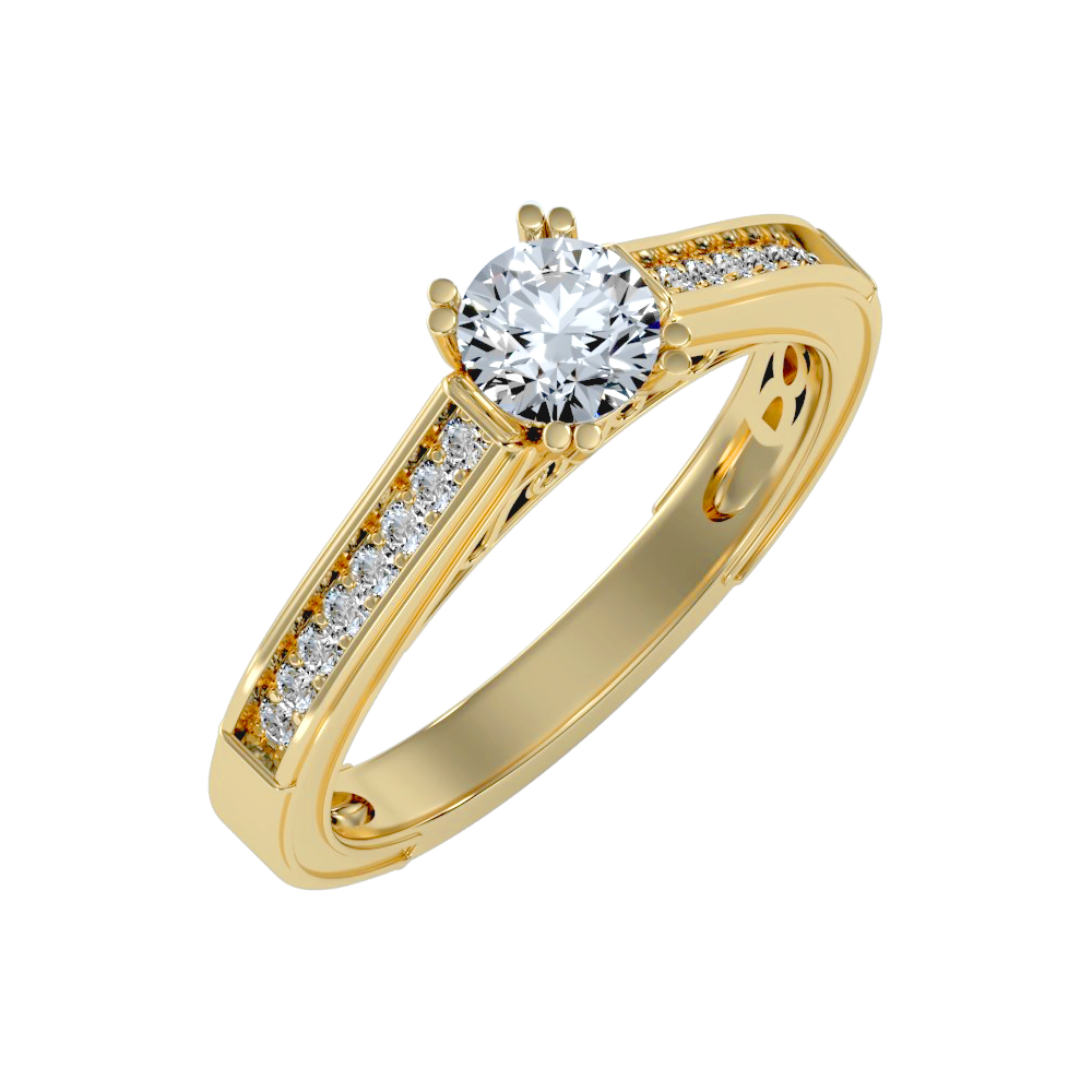 Faithful Solitaire In 925 Sterling Silver - Six
