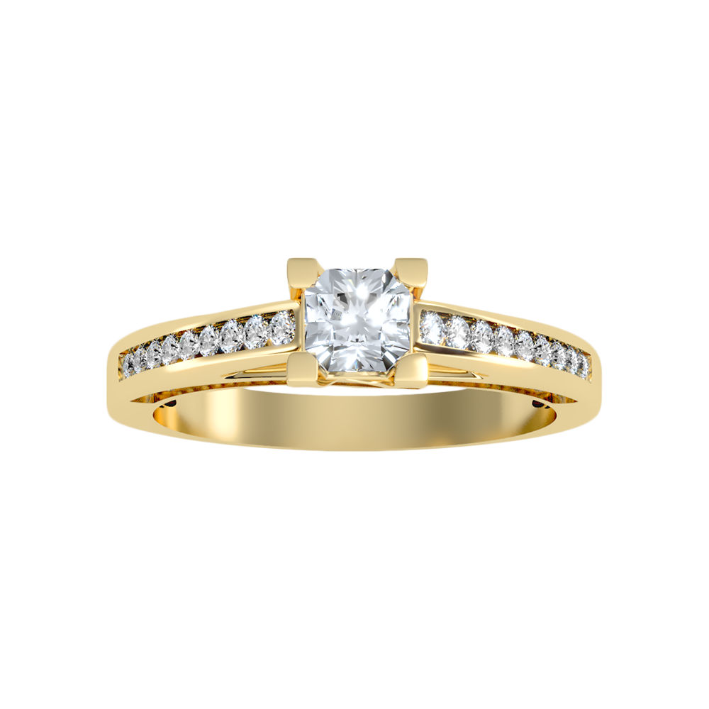 Fanciful Solitaire Ring - Ten
