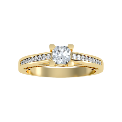 Fanciful Solitaire Ring - Ten