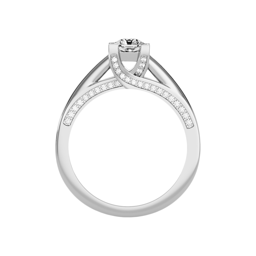 Fanciful Solitaire Ring - Two