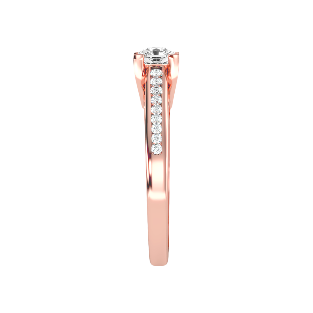 Fanciful Solitaire Ring In 925 Sterling Silver - Eight