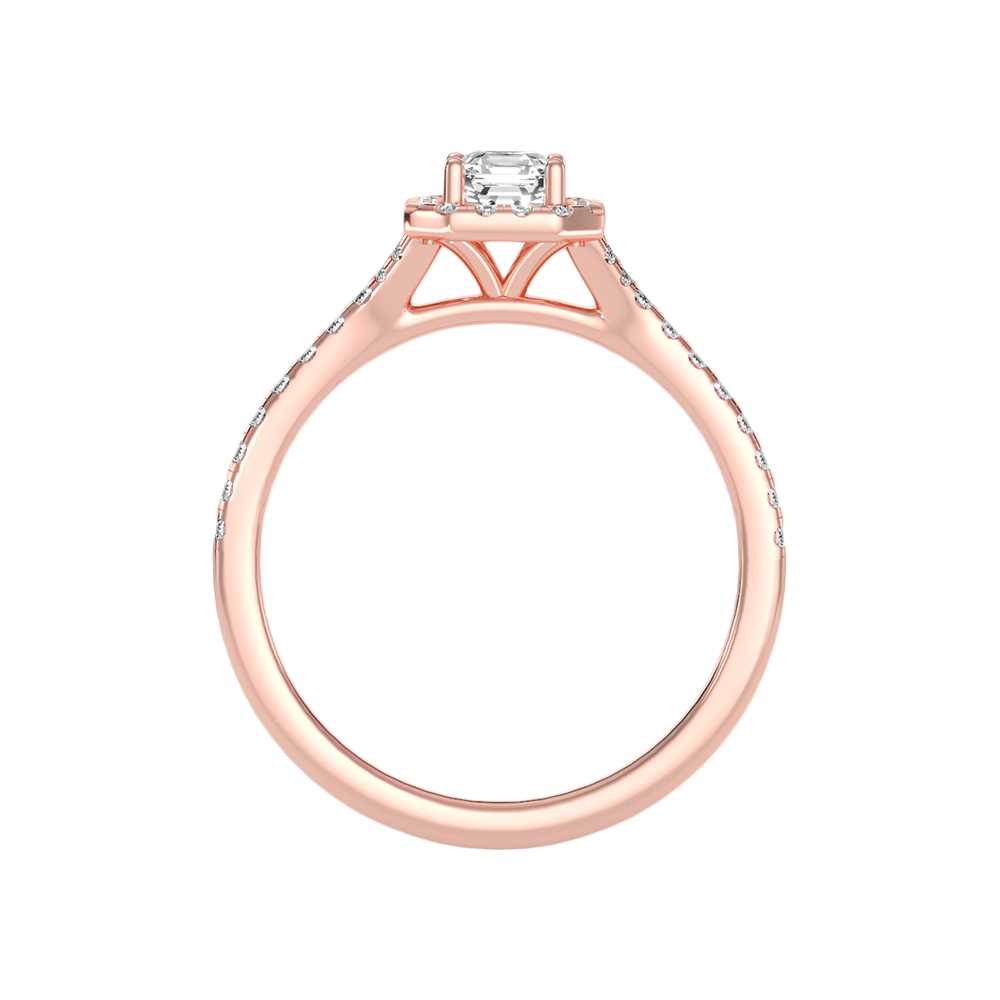Fancy Solitaire Ring In 925 Sterling Silver - Ten