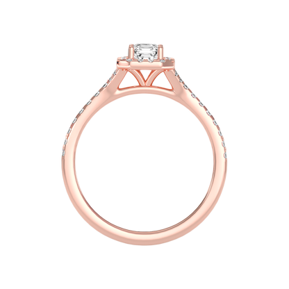 Fancy Solitaire Ring In 925 Sterling Silver - Ten