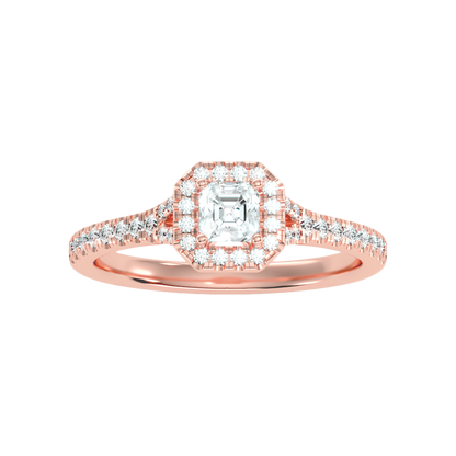 Fancy Solitaire Ring In 925 Sterling Silver - Eleven