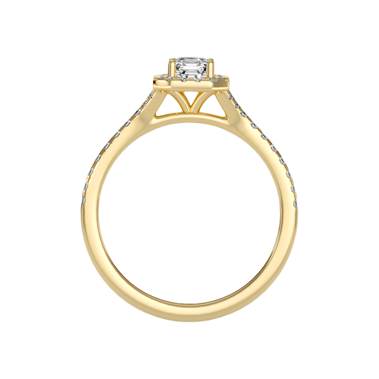 Fancy Solitaire Ring - Two