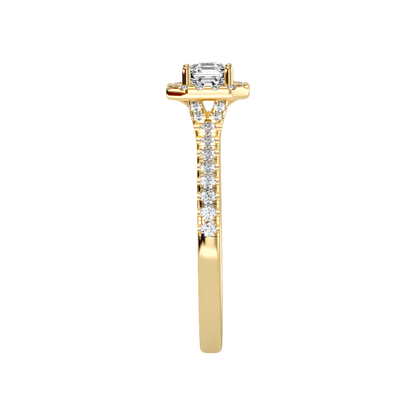 Fancy Solitaire Ring - Four