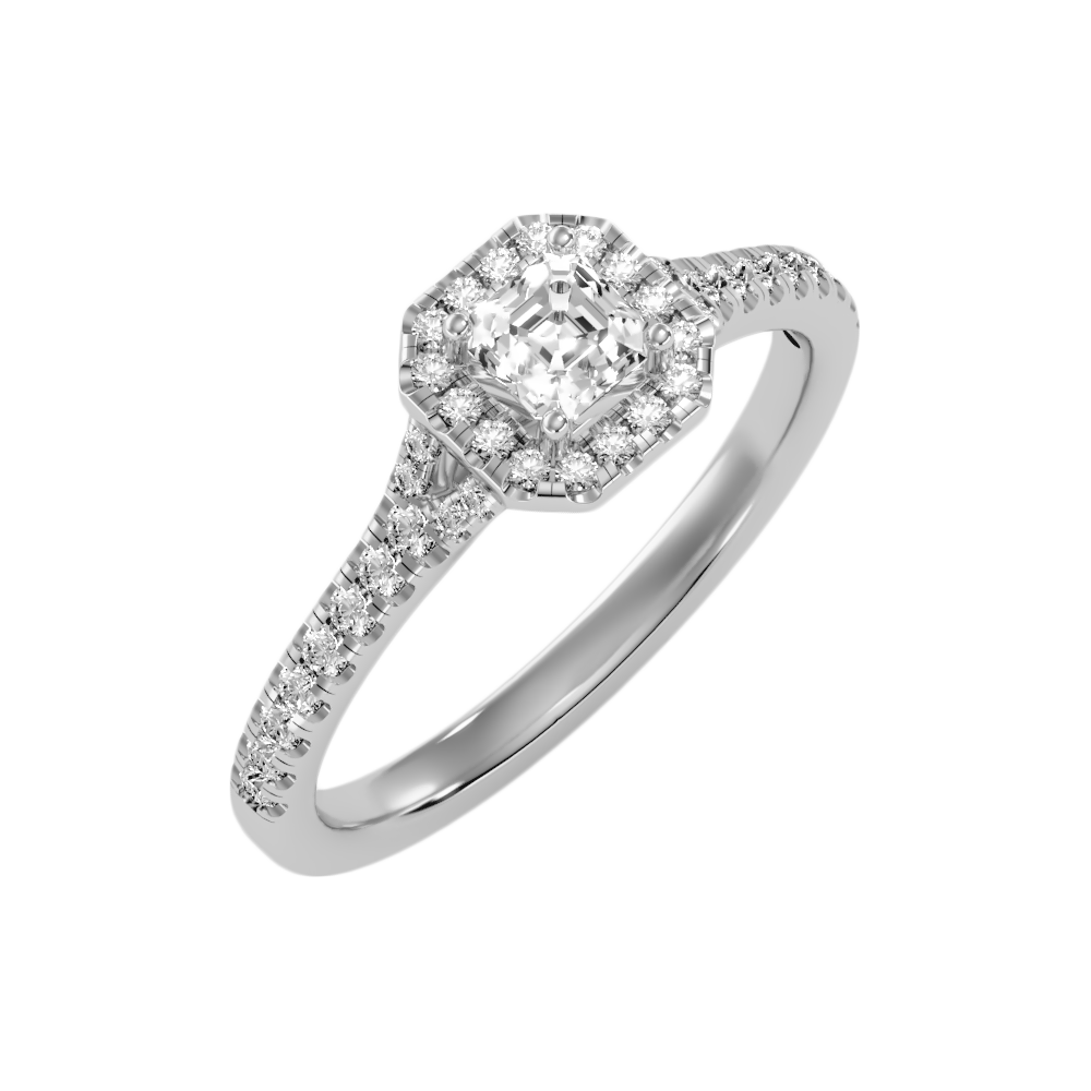 Fancy Solitaire Ring - Five