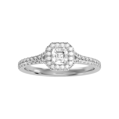 Fancy Solitaire Ring In 925 Sterling Silver - Six