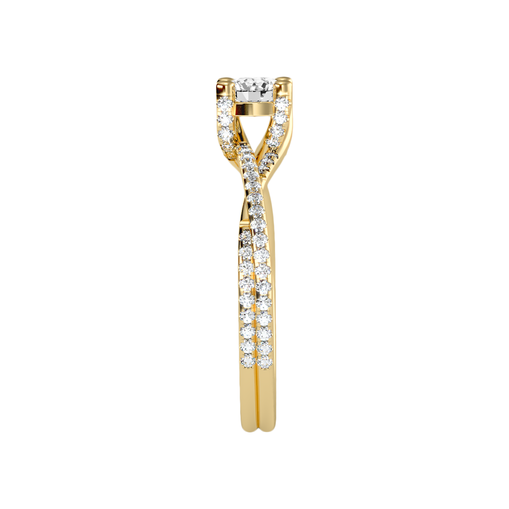 Fantasia Solitaire Ring In 925 Sterling Silver - Eleven