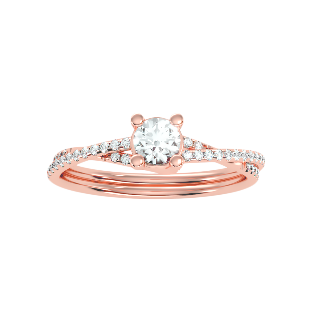 Fantasia Solitaire Ring In 925 Sterling Silver - Seven