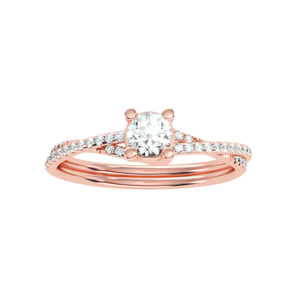 Fantasia Solitaire Ring In 925 Sterling Silver - Seven