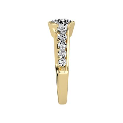 Fantastic Diamond Ring In 925 Sterling Silver - Eleven