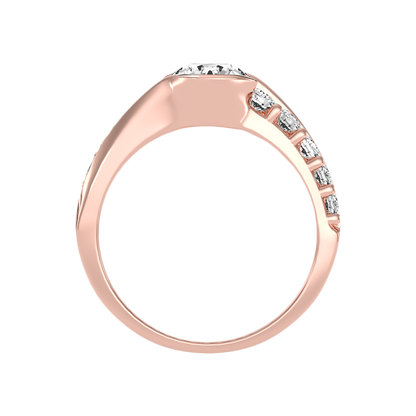 Fantastic Diamond Ring In 925 Sterling Silver - Four