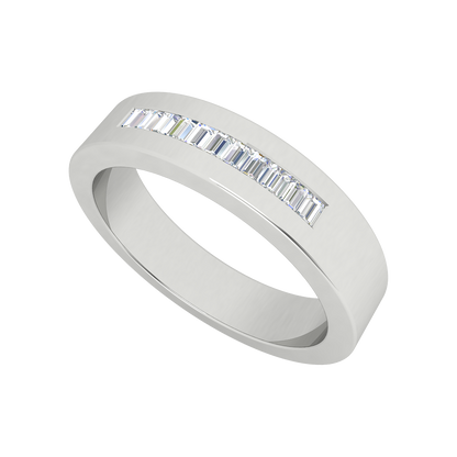 Fantastisk Broad Band Ring In 925 Sterling Silver - Five