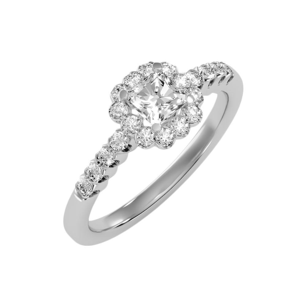 Fashionable Solitaire Ring - Three