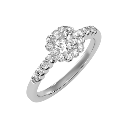 Fashionable Solitaire Ring - Three