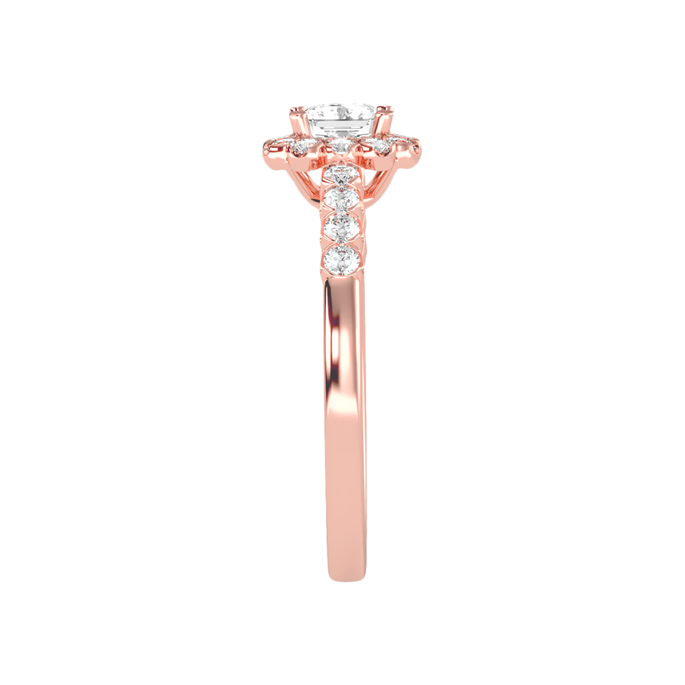 Fashionable Solitaire Ring In 925 Sterling Silver - Eight