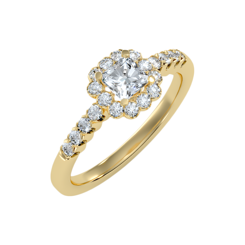 Fashionable Solitaire Ring - Nine