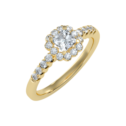 Fashionable Solitaire Ring - Nine