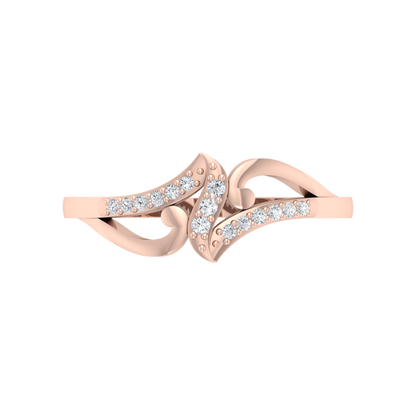 Fasinating Ring In 925 Sterling Silver - Two