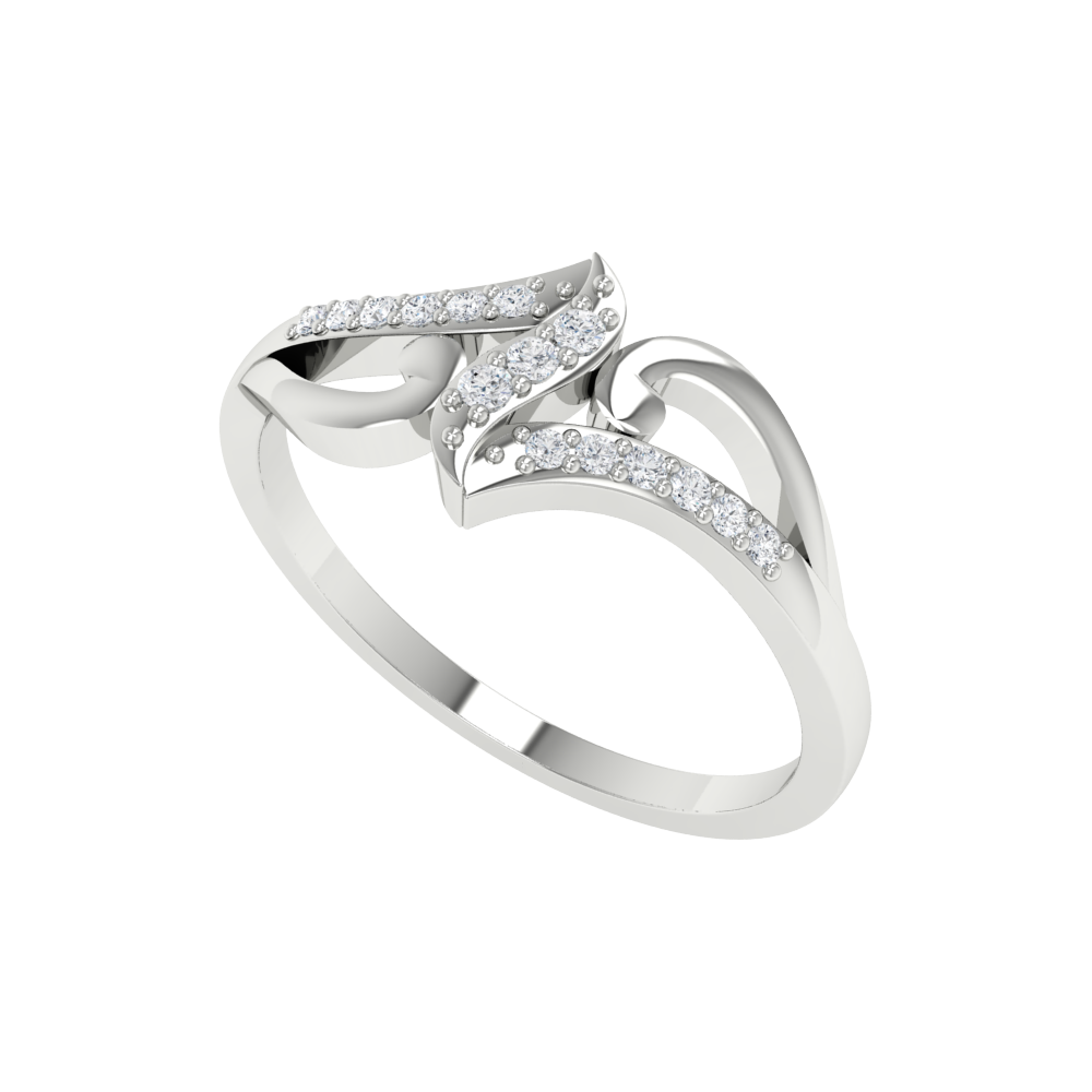 Fasinating Ring In 925 Sterling Silver - Five