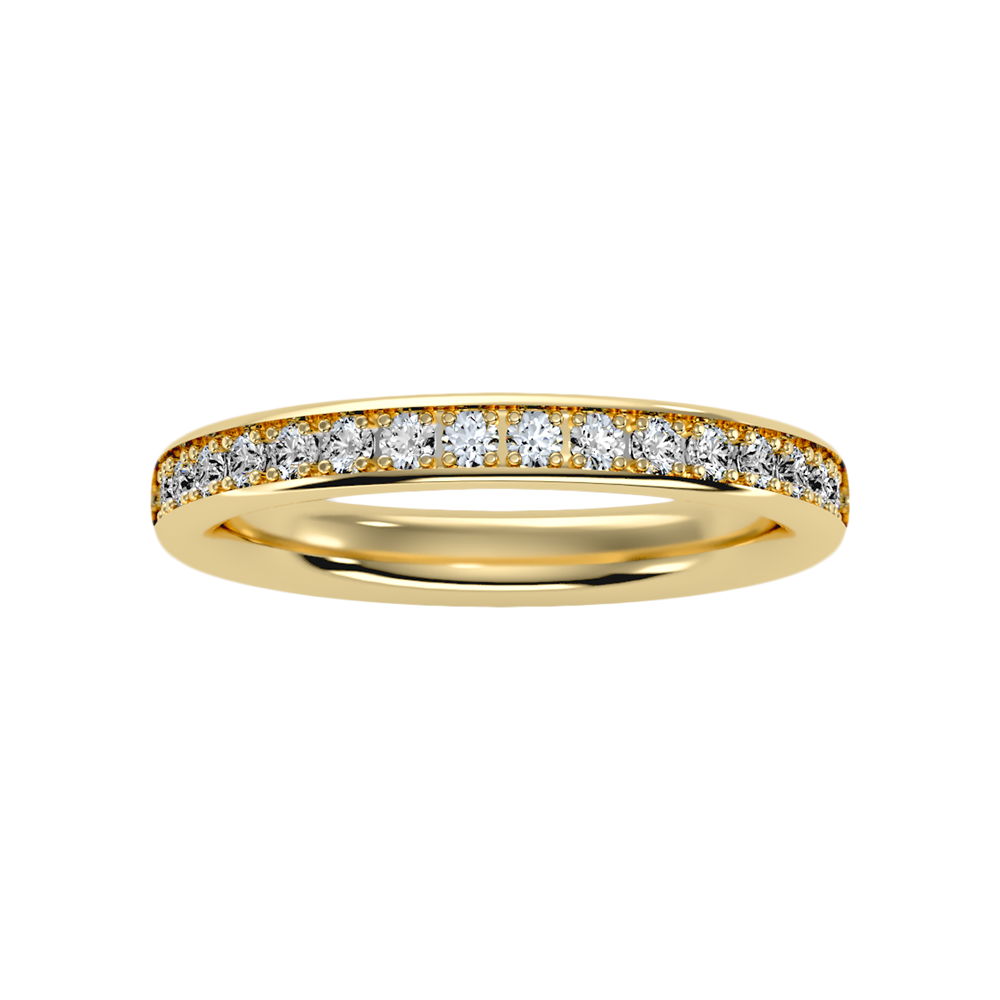 Feaush Half Eternity Band In 925 Sterling Silver - Ten